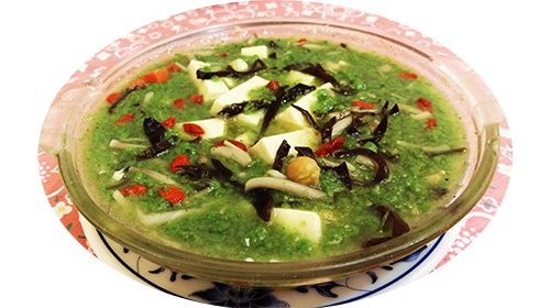 豆腐翡翠羹・中平素食之家